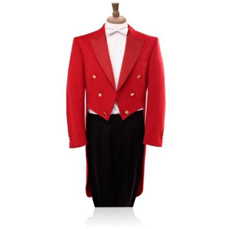 Formal Wear For Men Black Suit - Red Tuxedo Tailcoat Collection | Made-to-Measure