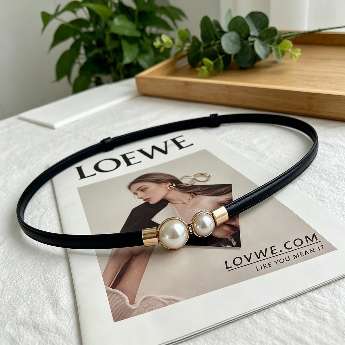 Formal Belt Leather Thin - Women's Thin PU Leather Waist Belt
