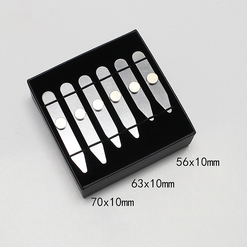 Collar Stay Metal - 3 Size Stainless Steel Collar Stays