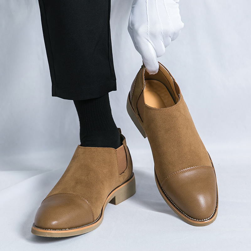 Men Formal Wear Office - Men Retro Formal Shoes Black Brown