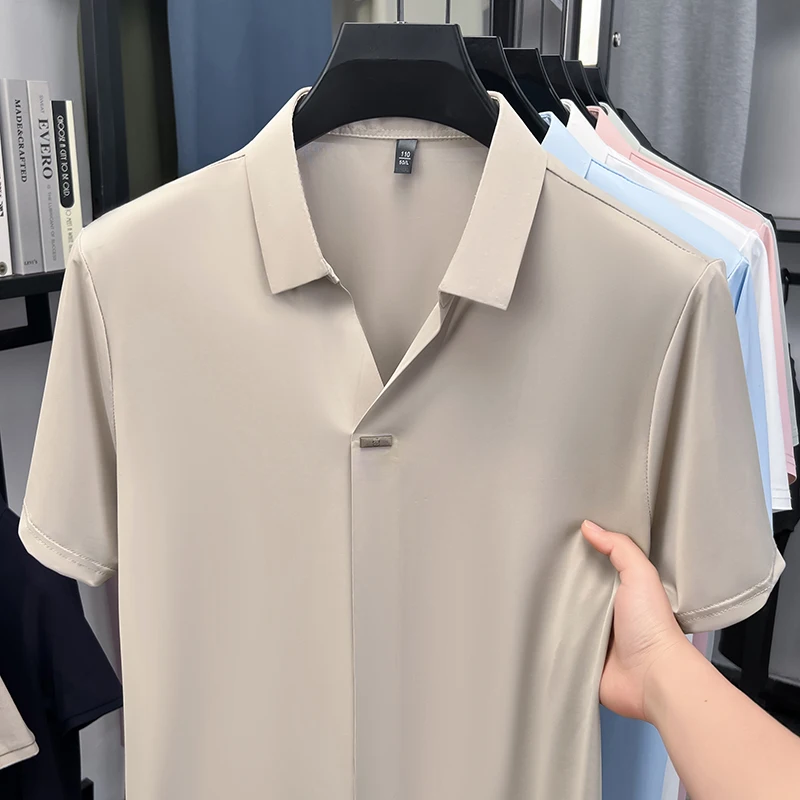Men Formal Office Wear Shirts - Office formal short sleeve shirt for