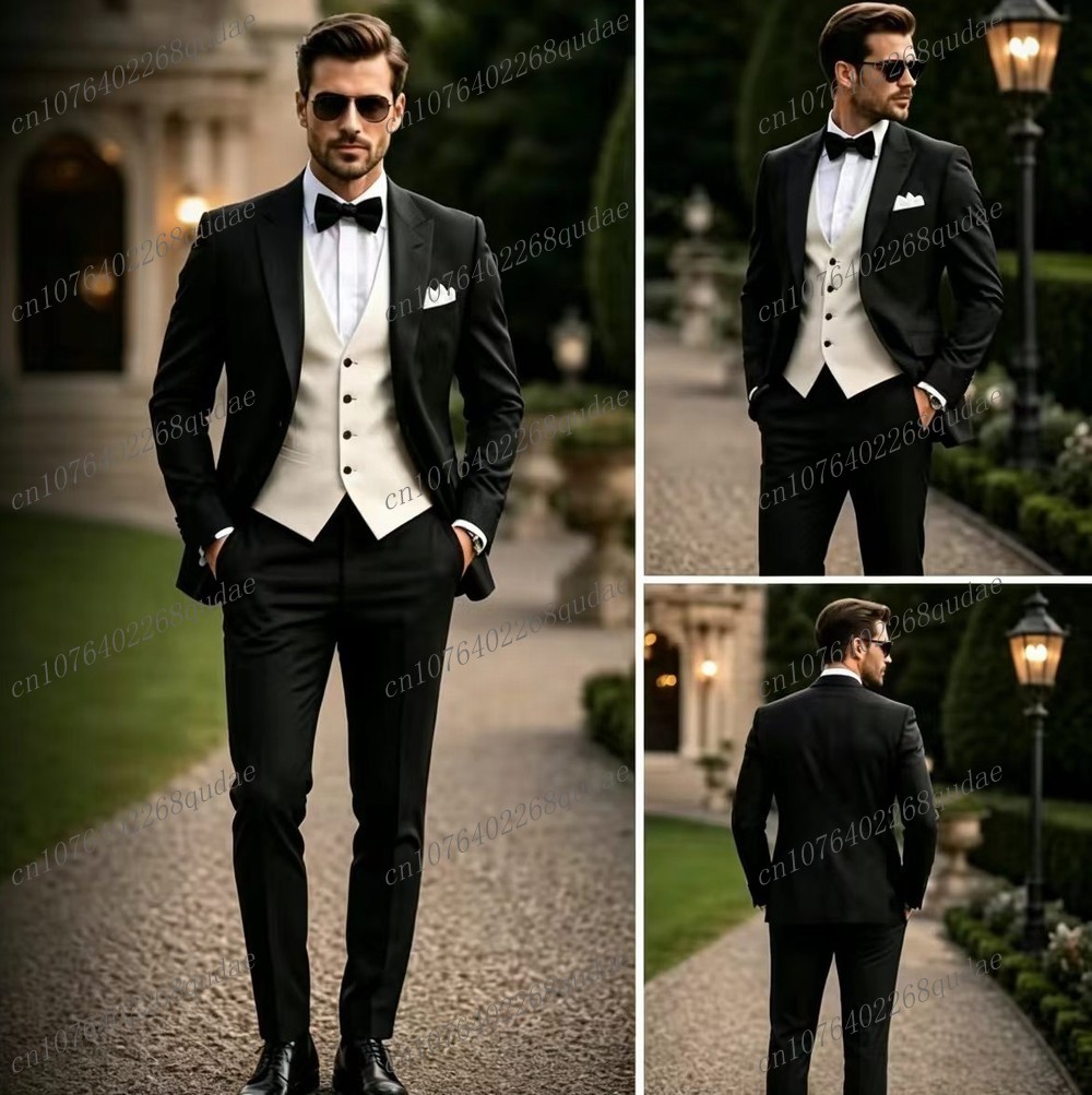 Formal Black And White Men Sui - đánh giá và giá Formal Wear For Men Black Suit