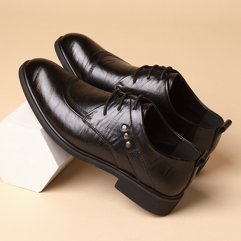 Leather Oxford Shoes With Meta - đánh giá và giá Men Formal Wear Office
