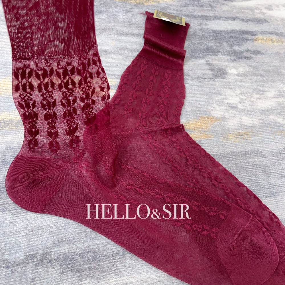 2025 Men Socks Retro Jacquard  - đánh giá và giá Men Formal Wear 2025