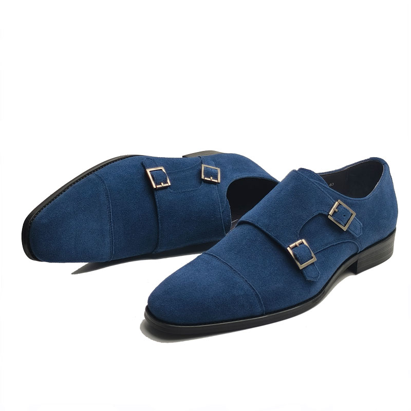 Fashion Blue Men's Leather Sho - đánh giá và giá Formal Upper Wear Men