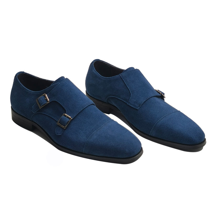 Fashion Blue Men's Leather Sho - đánh giá và giá Formal Upper Wear Men