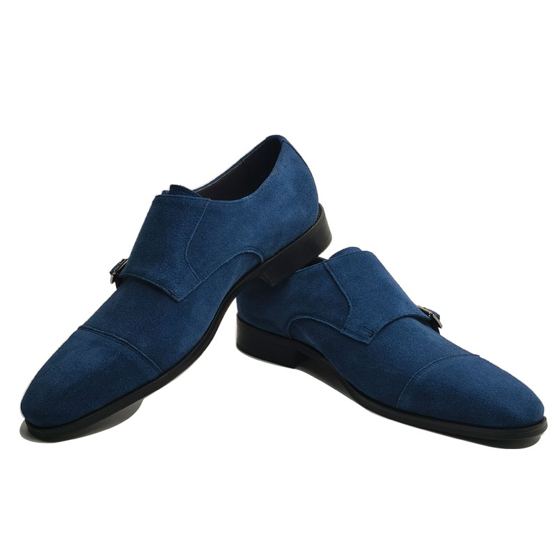 Fashion Blue Men's Leather Sho - đánh giá và giá Formal Upper Wear Men