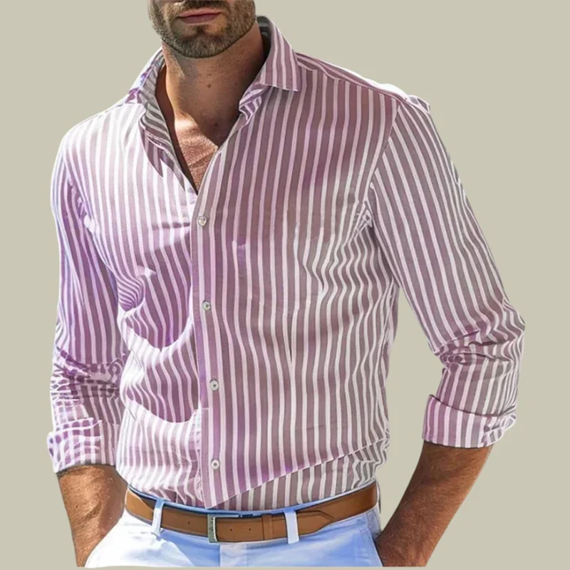Men's slim-fit striped lapel l - đánh giá và giá Y2K Formal Wear Men