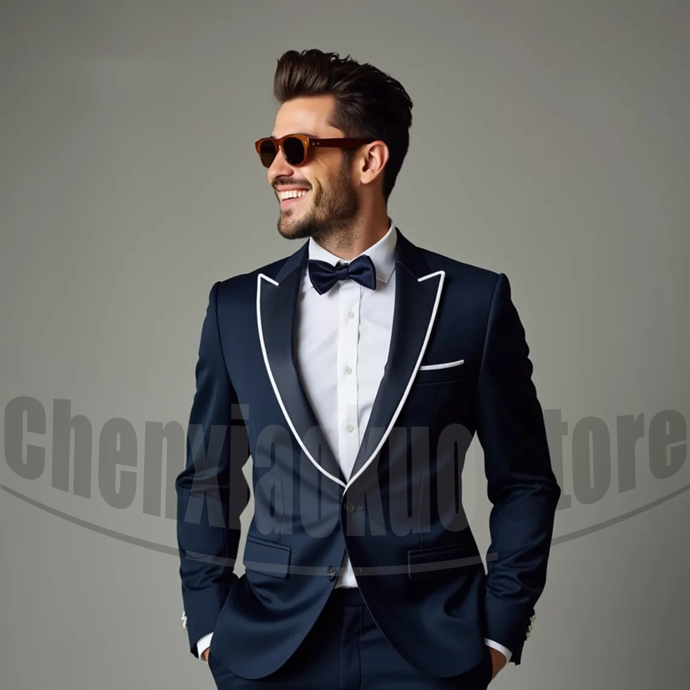 Men Suits Fashion Peak Lapel S - đánh giá và giá Men Formal Wear 2025