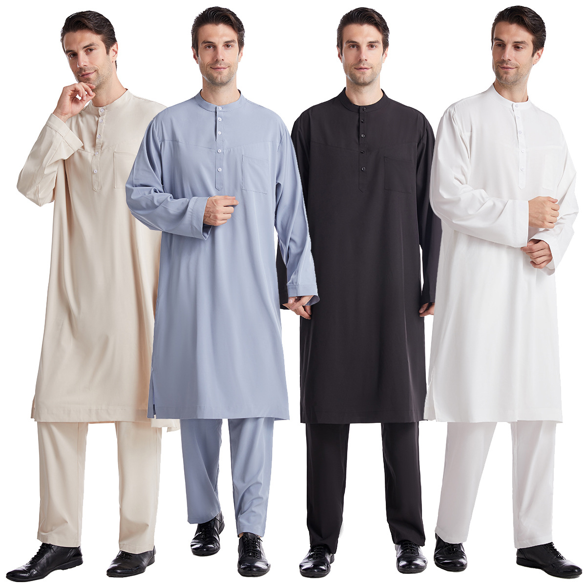 Muslim Men Jubba Thobe 2 Pice  - đánh giá và giá Men Formal Wear 2025