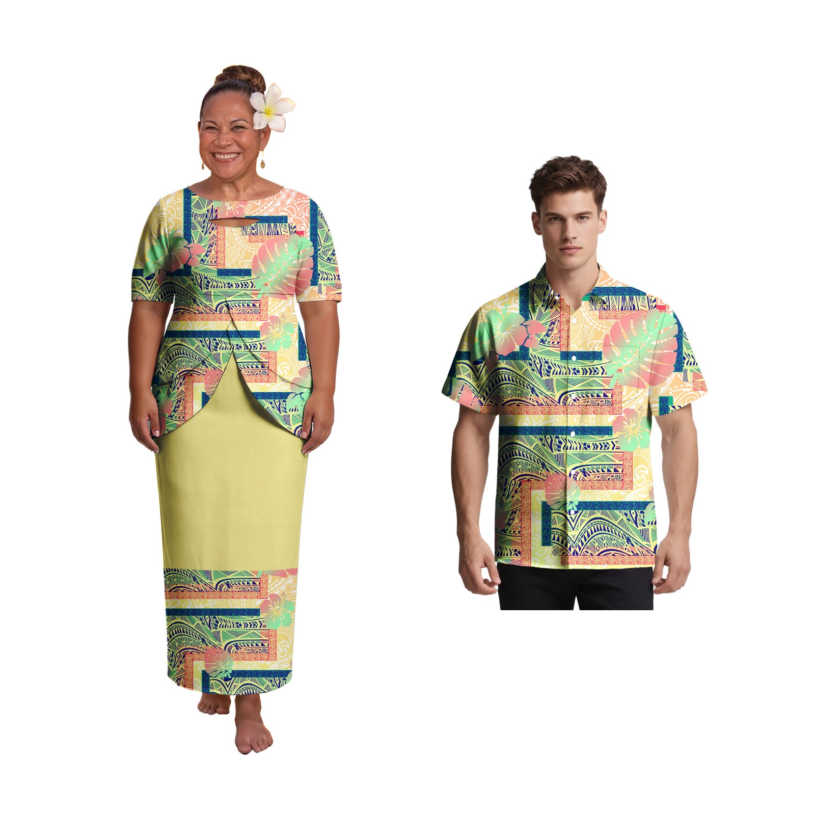Beach Samoan Puletasi Elegant  - đánh giá và giá Men'S Hawaiian Formal Wear
