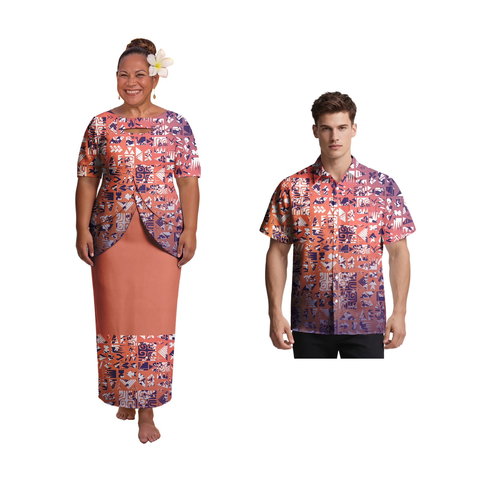 Beach Samoan Puletasi Elegant  - đánh giá và giá Men'S Hawaiian Formal Wear
