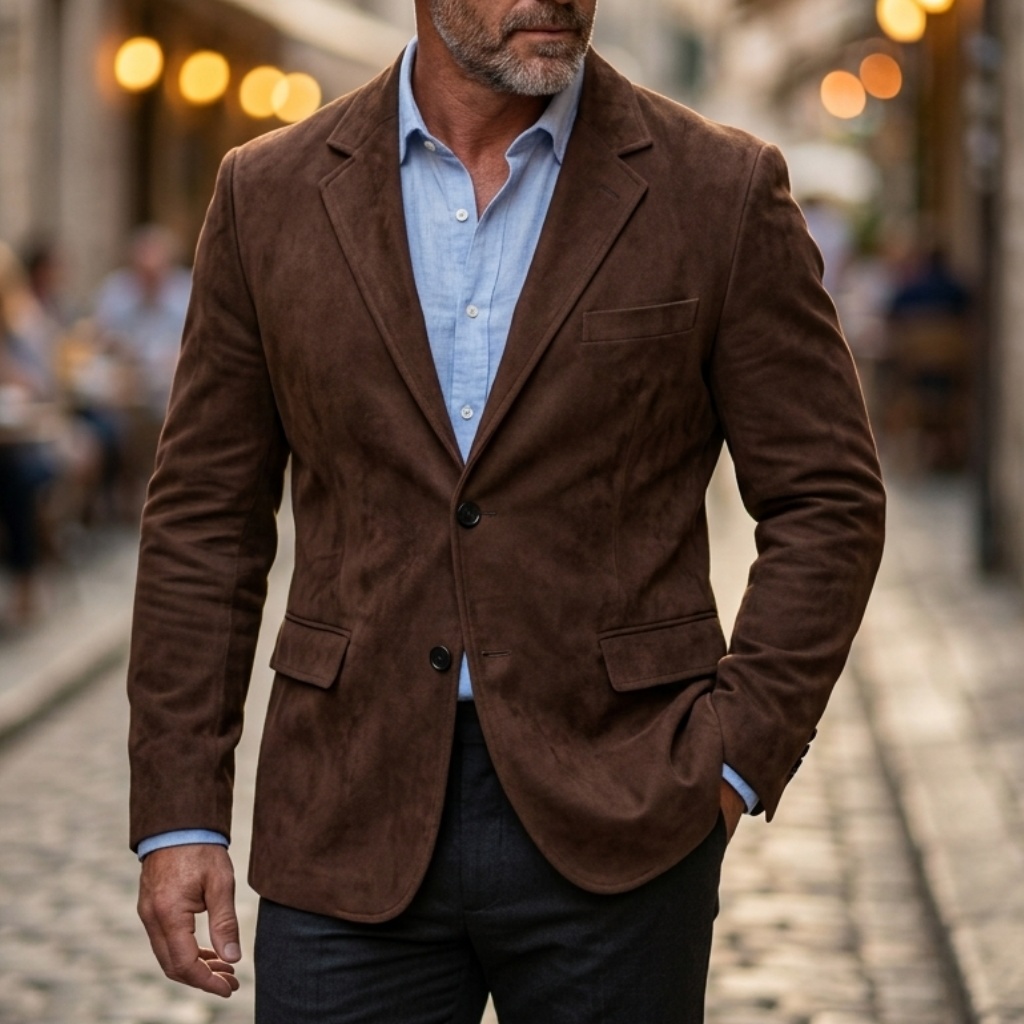 Men's Vintage Smart Casual Sue - đánh giá và giá Men Formal Wear Office