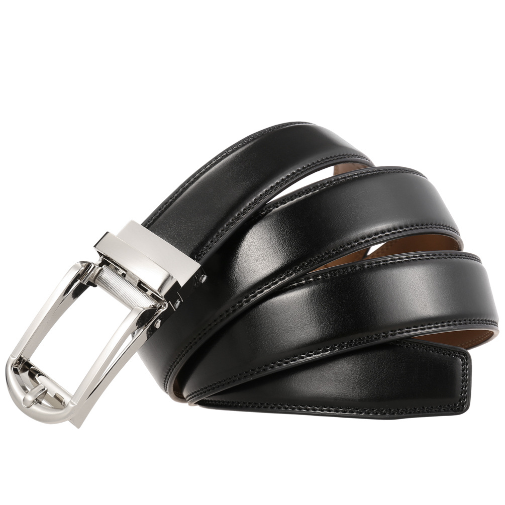 3-3.1cm Width Cowskin Leather  - đánh giá và giá Formal Belt Leather Thin
