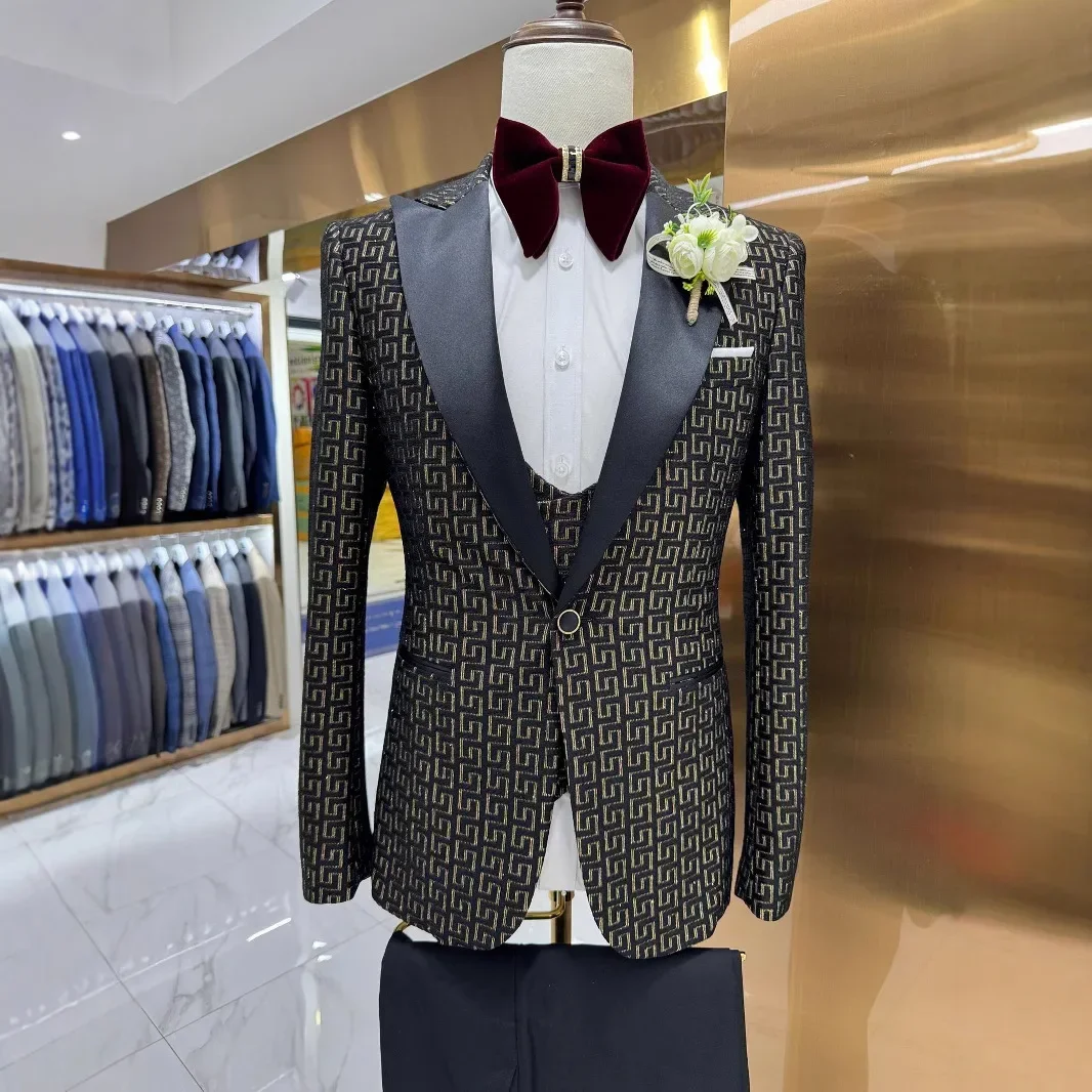 Plaid Prom Suits For Men Slim  - đánh giá và giá Men Formal Wear 2025