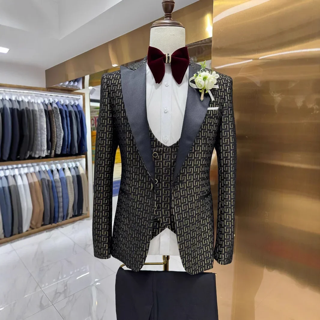 Plaid Prom Suits For Men Slim  - đánh giá và giá Men Formal Wear 2025