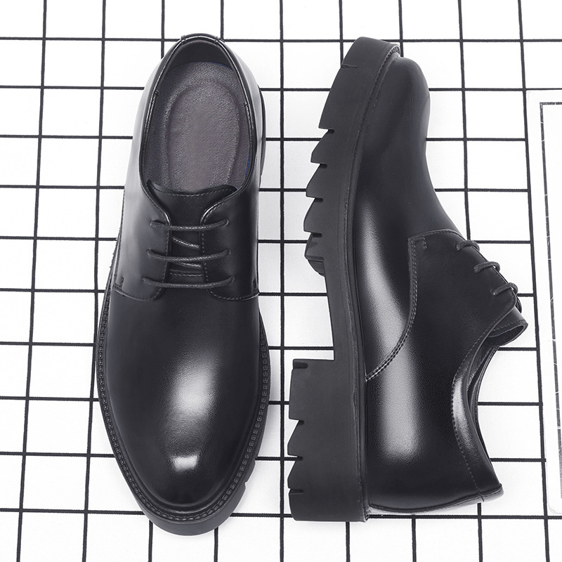 Mens Black Leather Lace Up Dre - đánh giá và giá Men Formal Wear Office